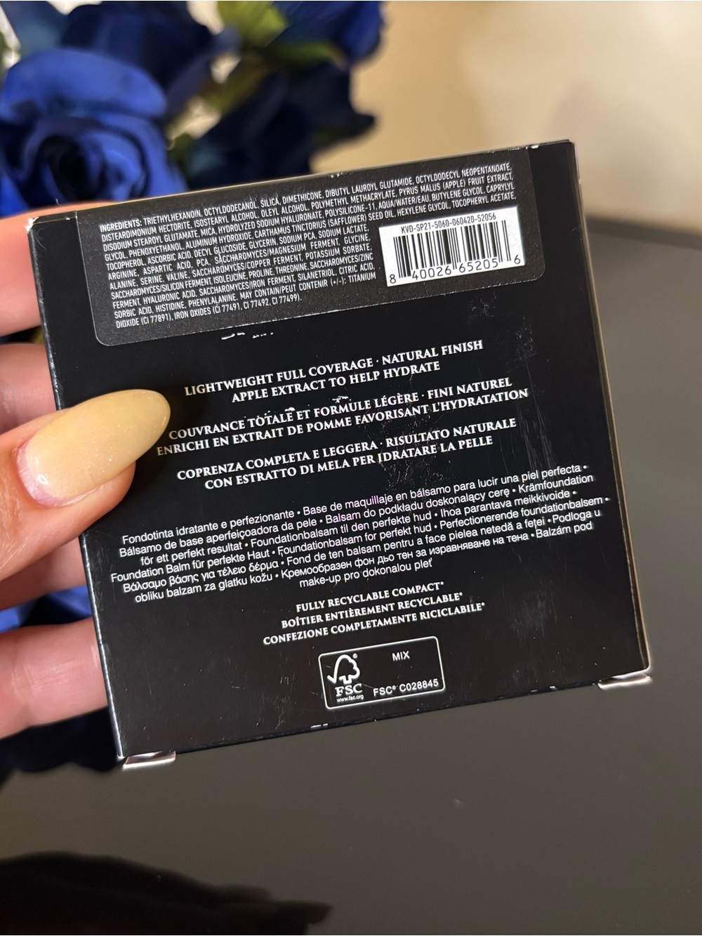 NWT KVD Beauty Good Apple Skin Perfecting Foundation Balm - Medium 042 - Picture 9 of 9